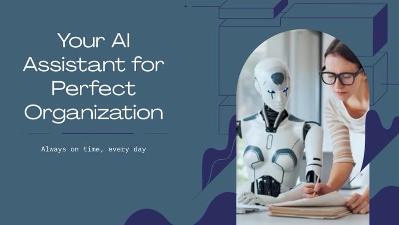 “AI assistant managing time and tasks” 