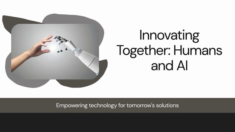 “Human using AI agent tools to increase productivity” 