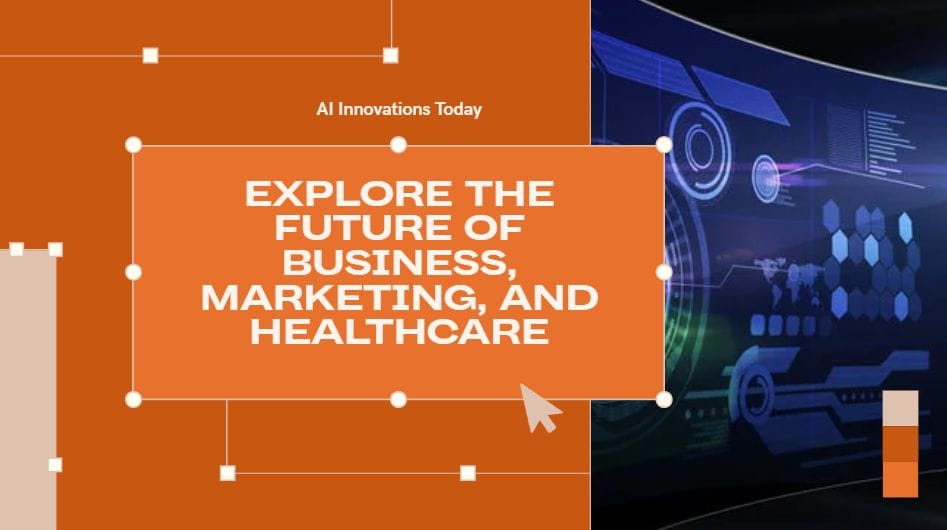 “Futuristic UI design concept showcasing the top AI tools 2025, for business, healthcare, and development applications”