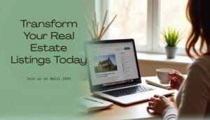 AI writing assistant creating a real estate listing description using ChatGPT