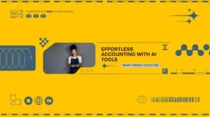 Business owner using accounting AI tools to simplify financial management