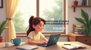 User benefiting from Consensus AI Tool in real-world research